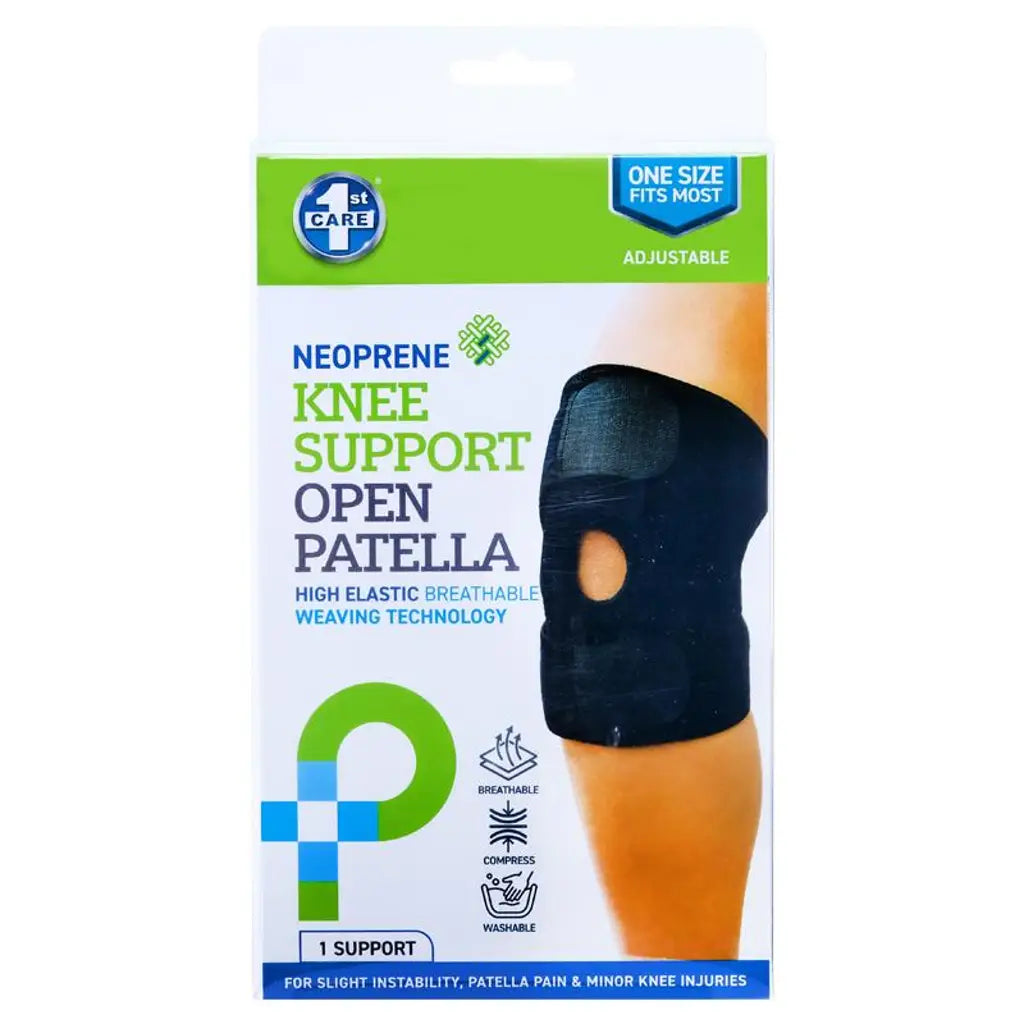 1st Care Support Premium Knee Wrap & Strap Neoprene 228263