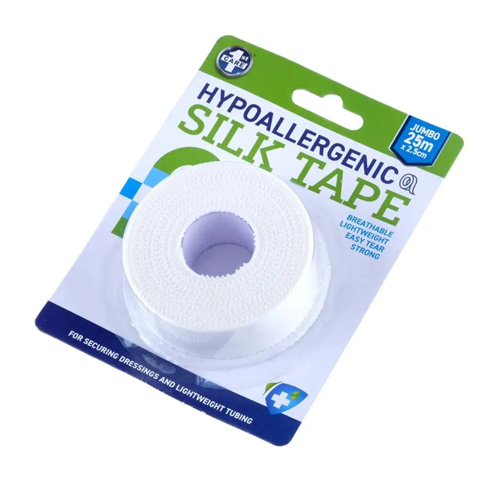 1st Care Tape Hypo-Allergenic Silk 2.5cmX25m 279685