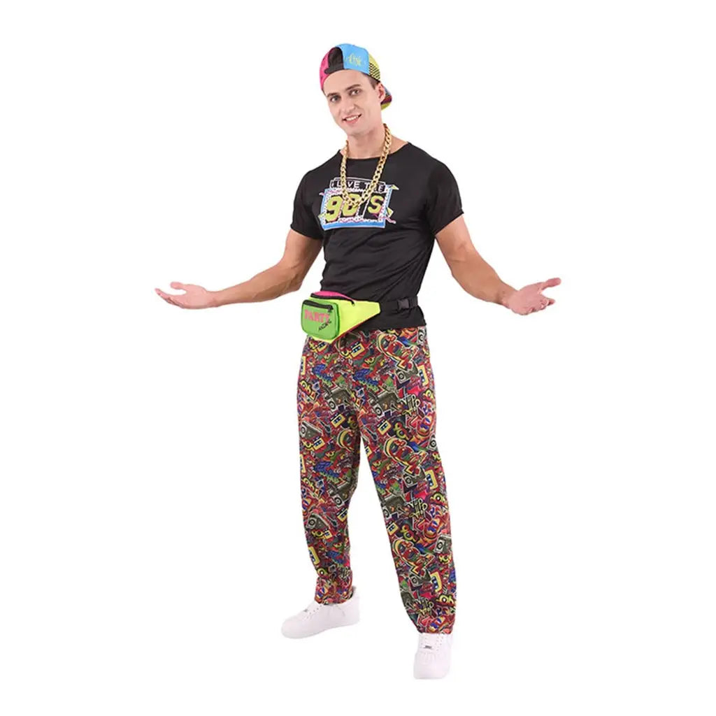 90S Hip Hop Costume Tshirt, Pants PP99415
