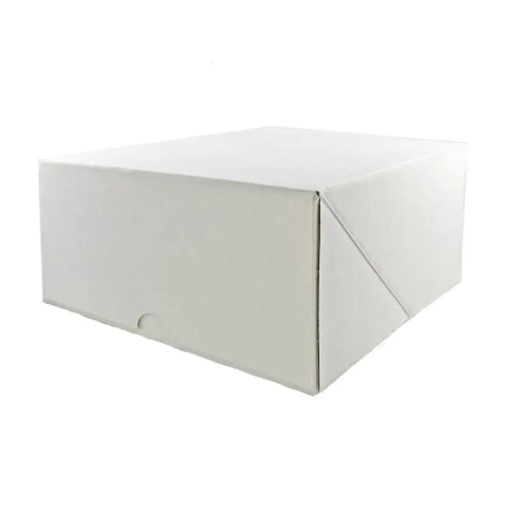 Alpen Corrugated Cake Box White 210x210x105mm 364706
