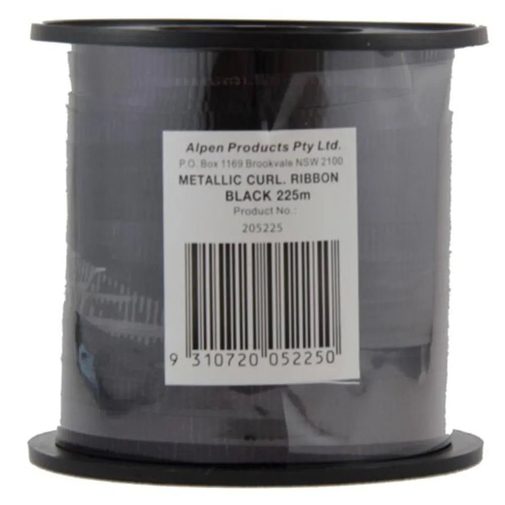 Alpen Decrotex Curling Ribbon Black 225m 20522 03