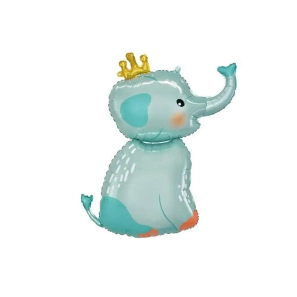 Alpen Decrotex Foil Balloon Blue Elephant 100cm 214115