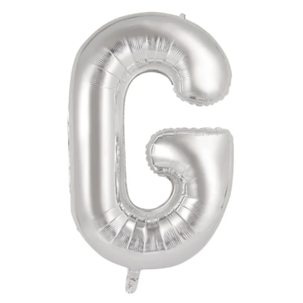 Alpen Decrotex Foil Balloon Letter G Silver 34in 213906