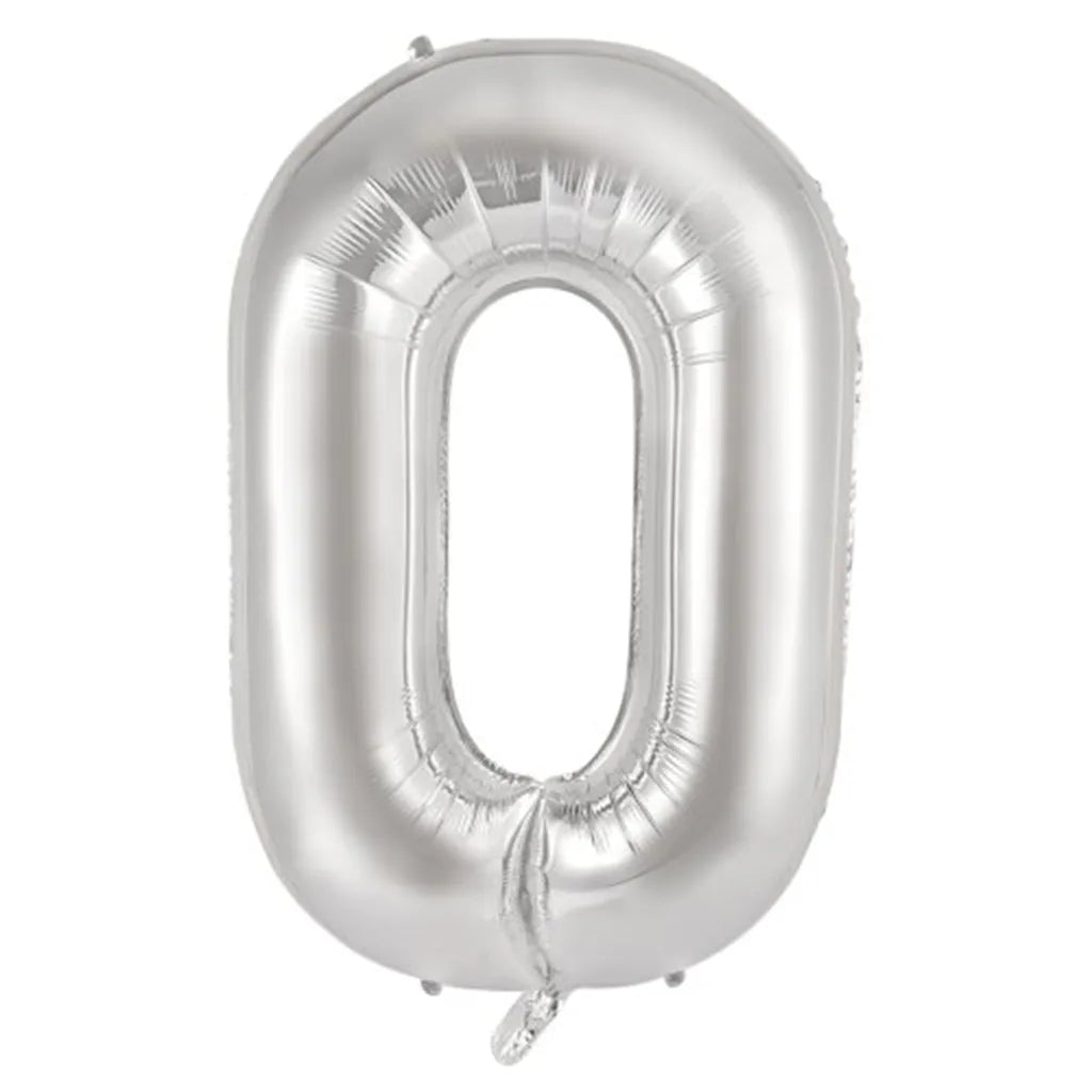 Alpen Decrotex Foil Balloon Letter O Silver 34in 213914