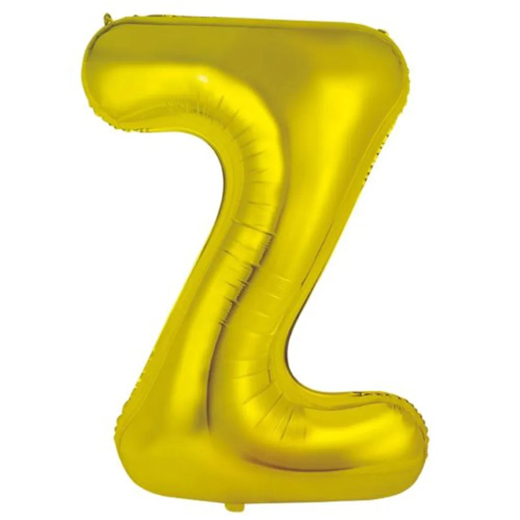 Alpen Decrotex Foil Balloon Letter Z Gold 34in 213965