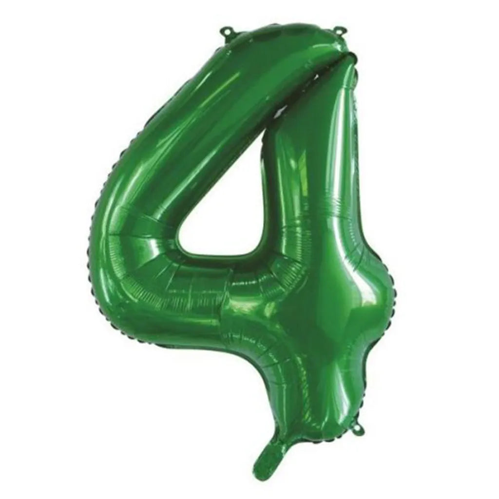 Alpen Decrotex Foil Balloon Number 4 Green 34in 213834