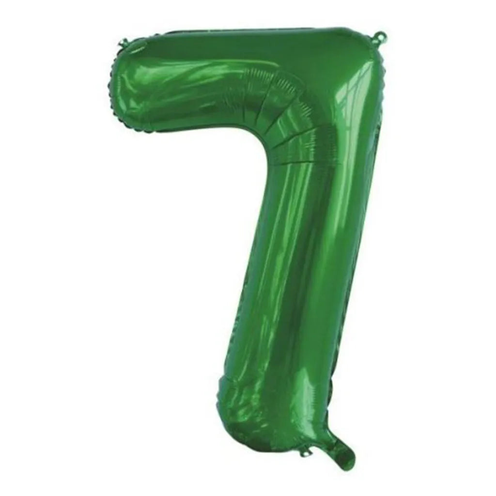 Alpen Decrotex Foil Balloon Number 7 Green 34in 213837
