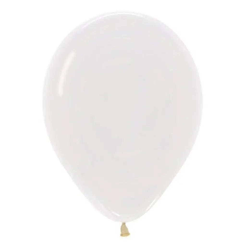 Alpen Decrotex Latex Balloon Crystal Clear 12cm 100Pk 206313