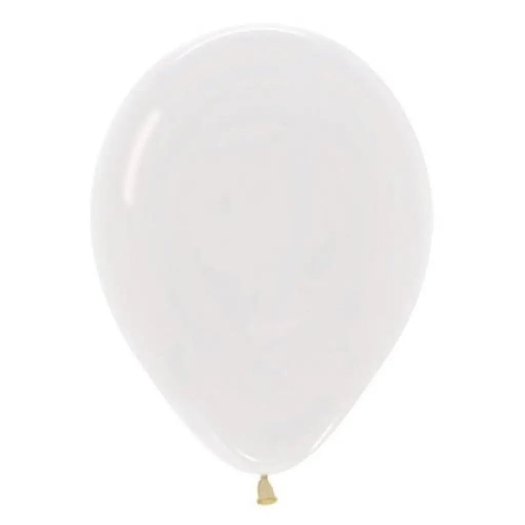 Alpen Decrotex Latex Balloon Crystal Clear 30cm 100Pk 206513