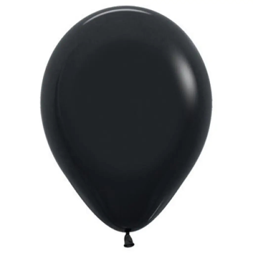 Alpen Decrotex Latex Balloon Fashion Black 30cm 100Pk 206435