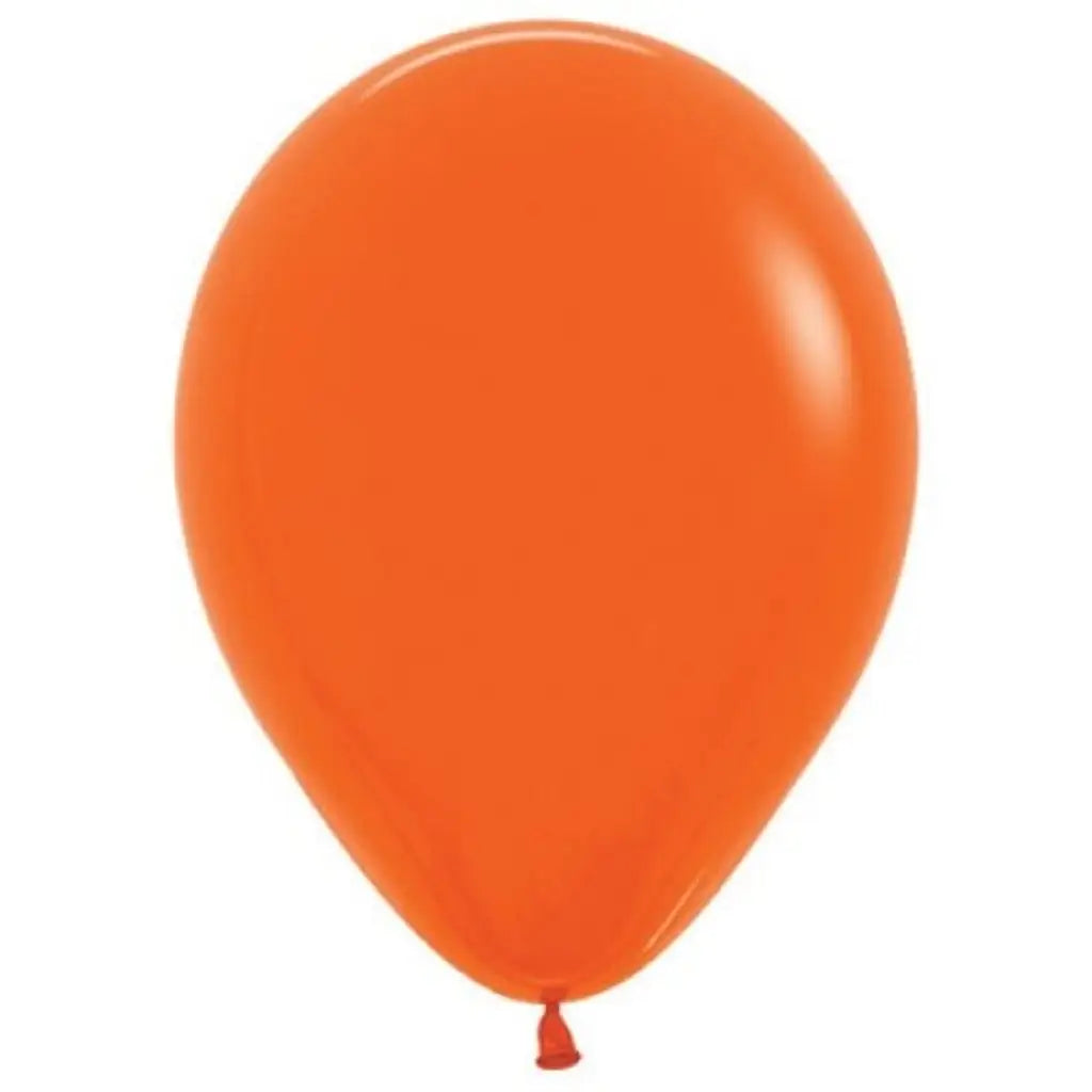 Alpen Decrotex Latex Balloon Fashion Orange 12cm 100Pk 206361
