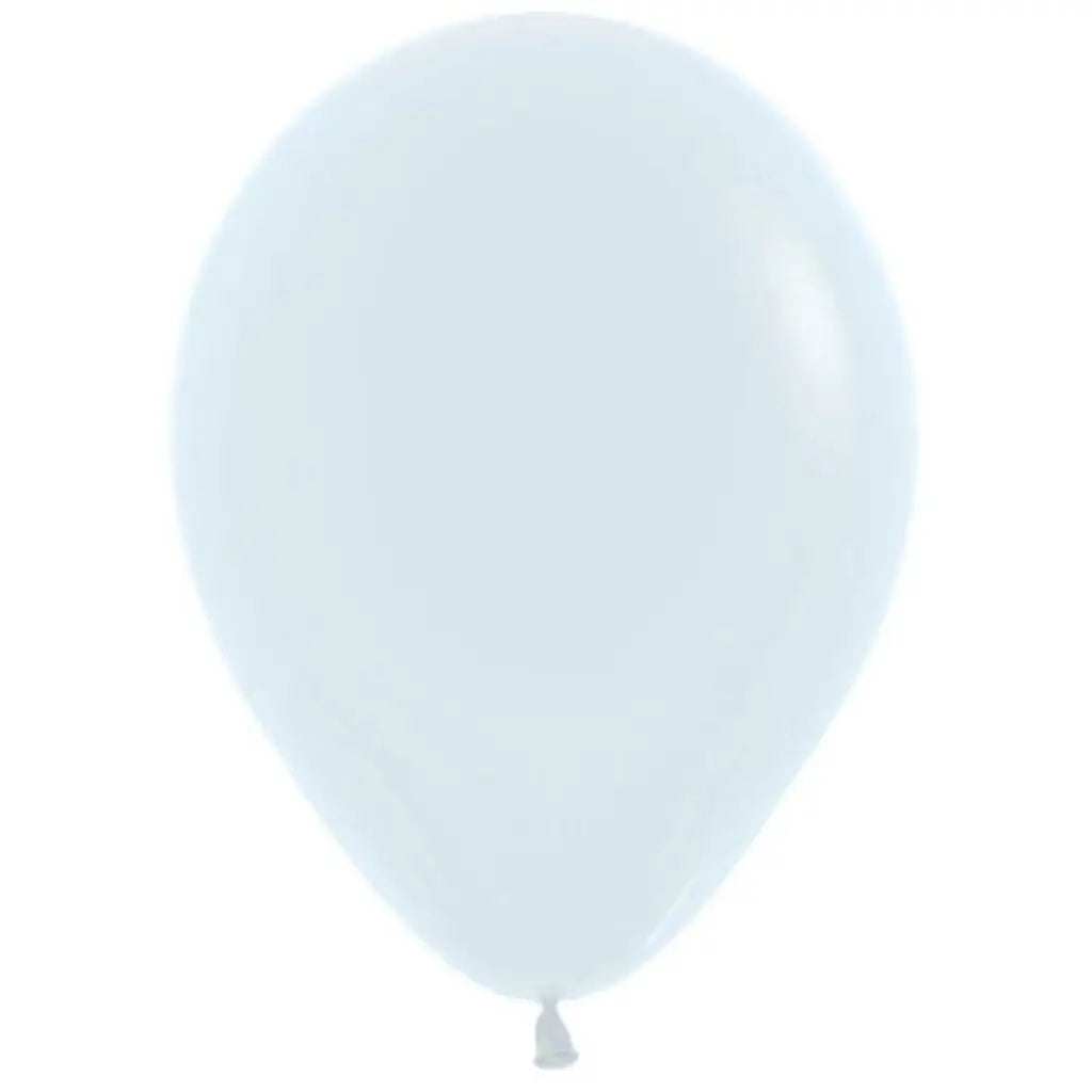Alpen Decrotex Latex Balloon Fashion White 12cm 100Pk 206350