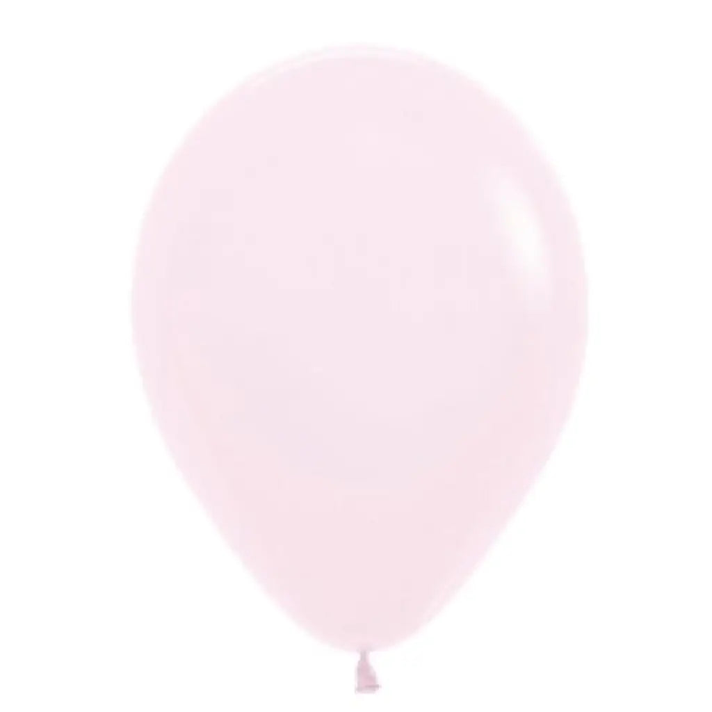 Alpen Decrotex Latex Balloon Matte Pastel Pink 12cm 100Pk 206340