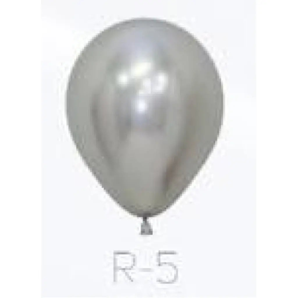Alpen Decrotex Latex Balloon Reflex Silver 12cm 100Pk 206395