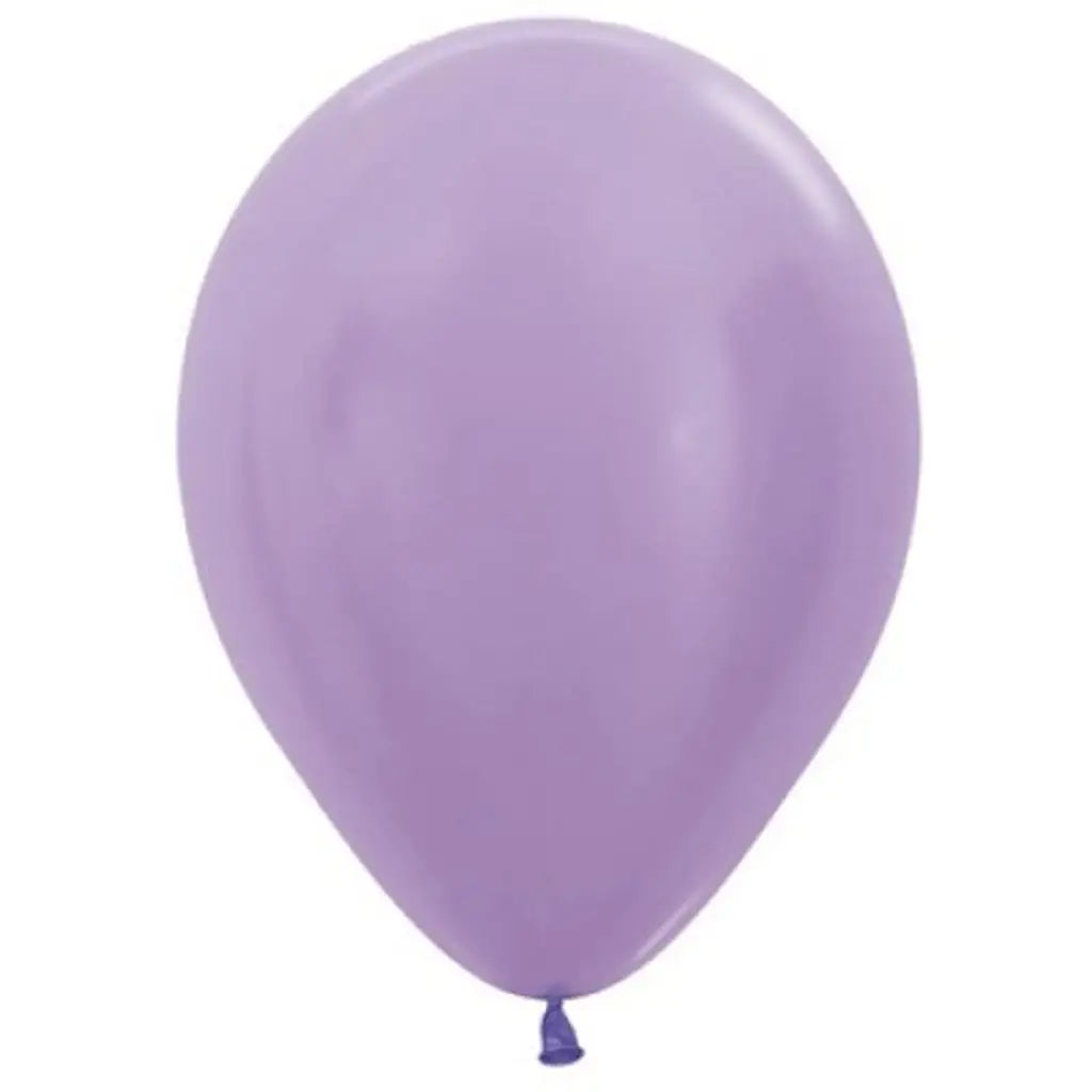 Alpen Decrotex Latex Balloon Satin Lilac 30cm 100Pk 206609