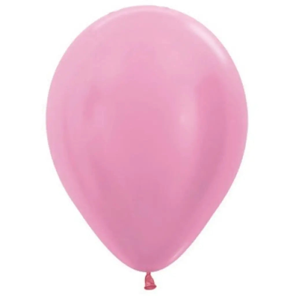Alpen Decrotex Latex Balloon Satin Pink 12cm 100Pk 206205