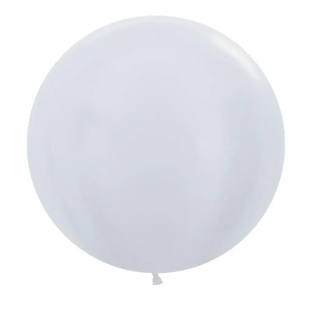 Alpen Decrotex Latex Balloon Satin White 60cm 3Pk 222690