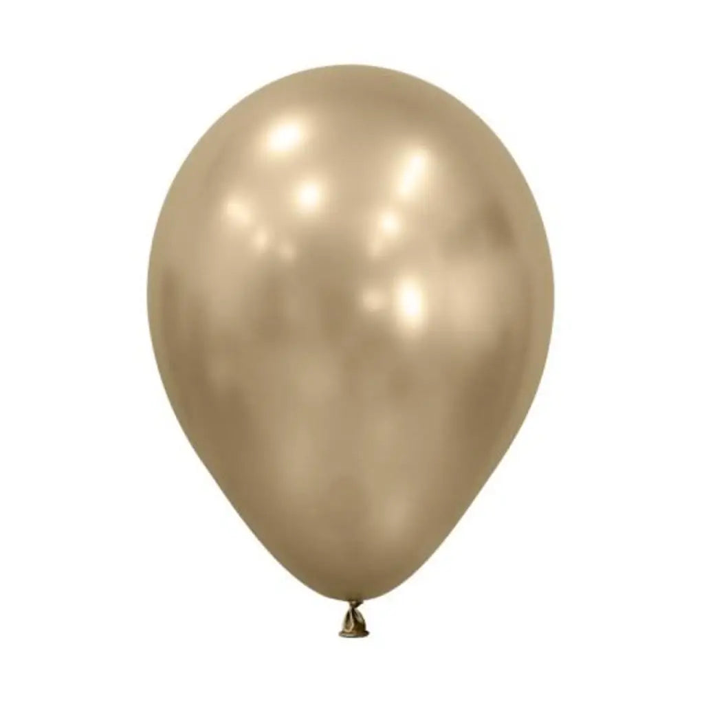 Alpen Decrotex Latex Balloon Silk Gold Dust 12cm 100Pk 206266