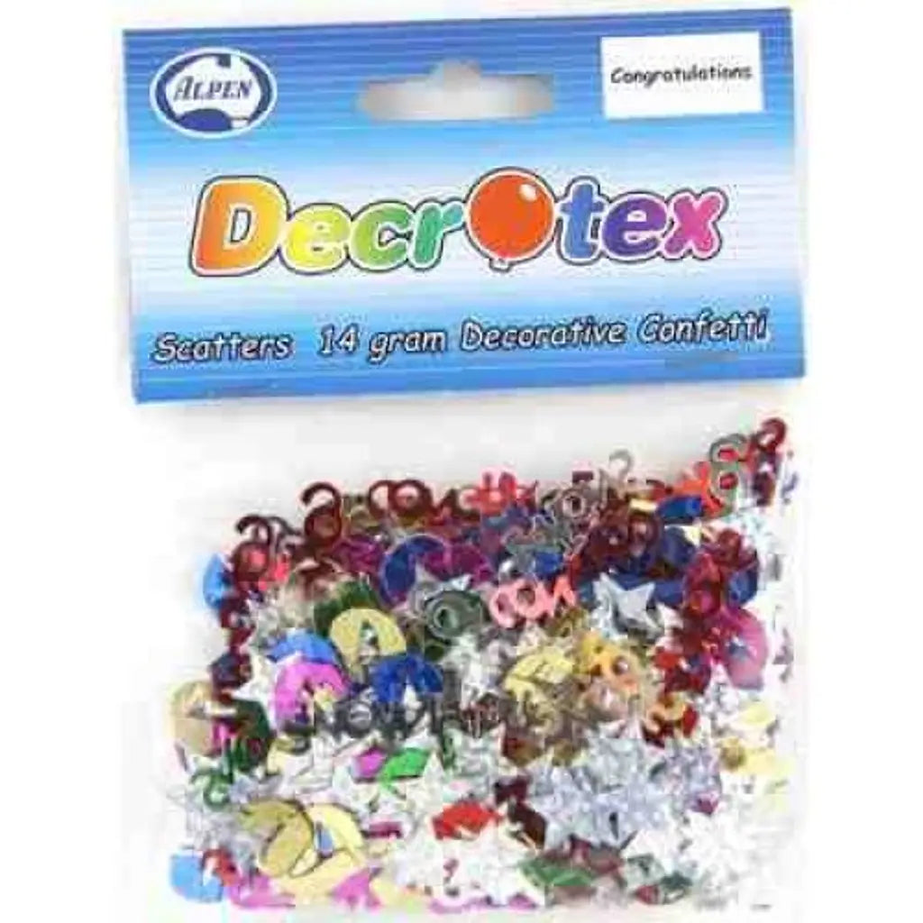 Alpen Decrotex Scatter Congratulations 14g 108396
