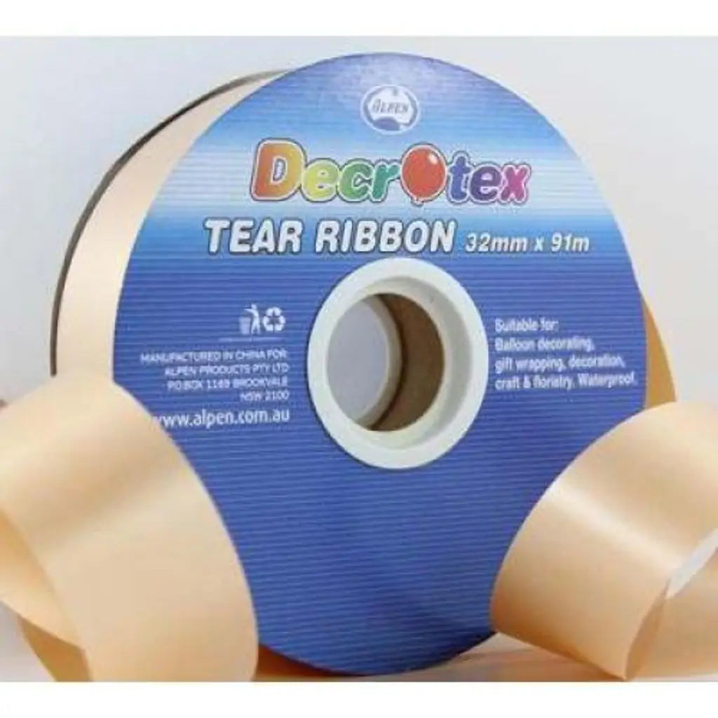 Alpen Decrotex Tear Ribbon Gold 32mmX91m 205533