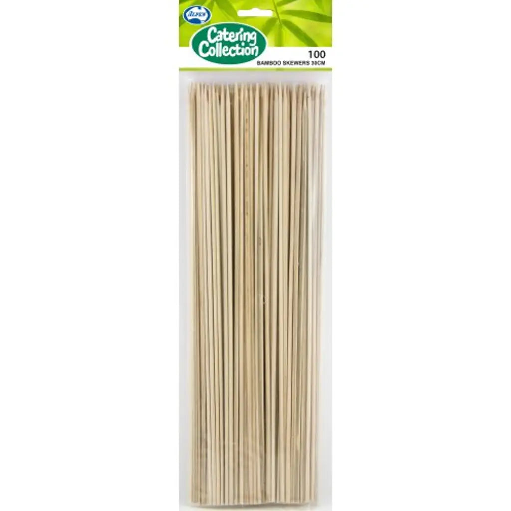 Alpen Eco Occasions Bamboo Skewers 30cm 100Pk 460574