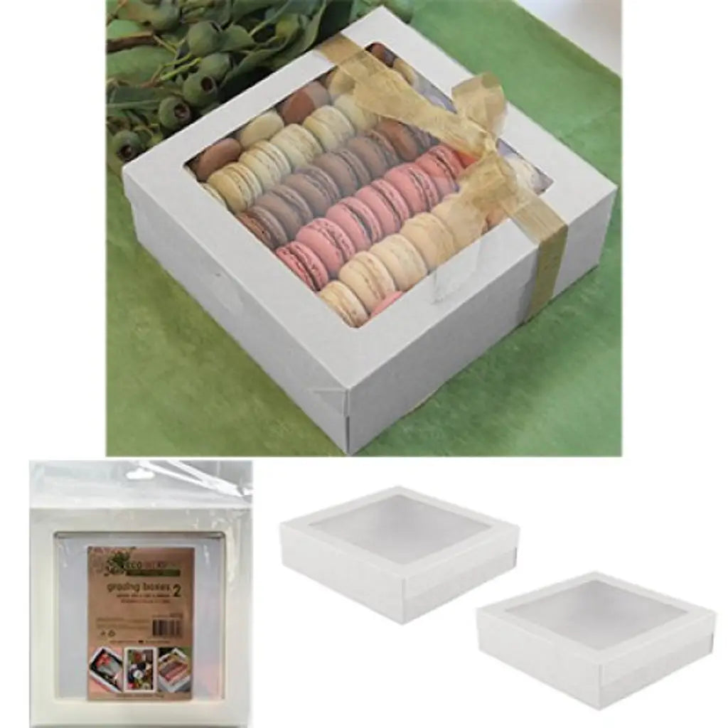 Alpen Eco Occasions Grazing Boxes Small White 225x225x60mm 2Pk 362132