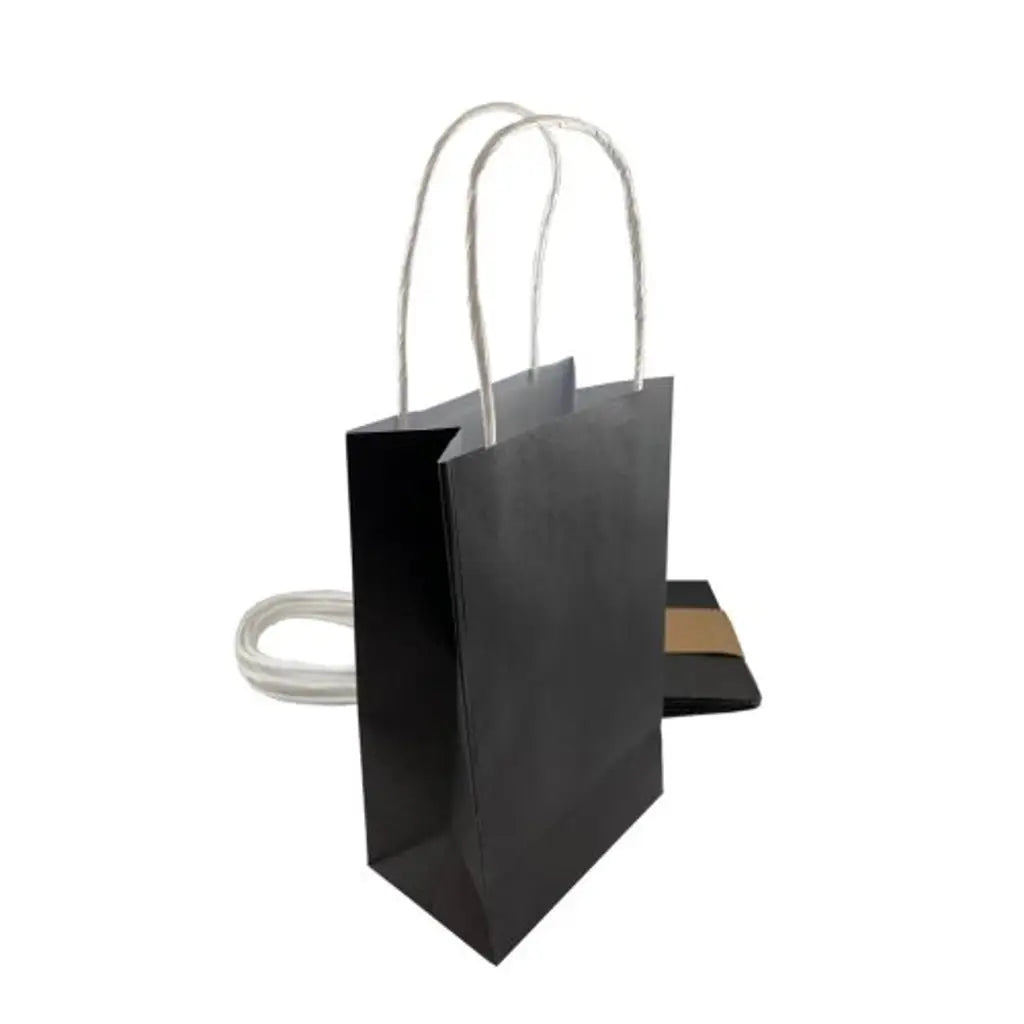 Alpen Eco Occasions Party Bags Black 215x130x80mm 5Pk 465828