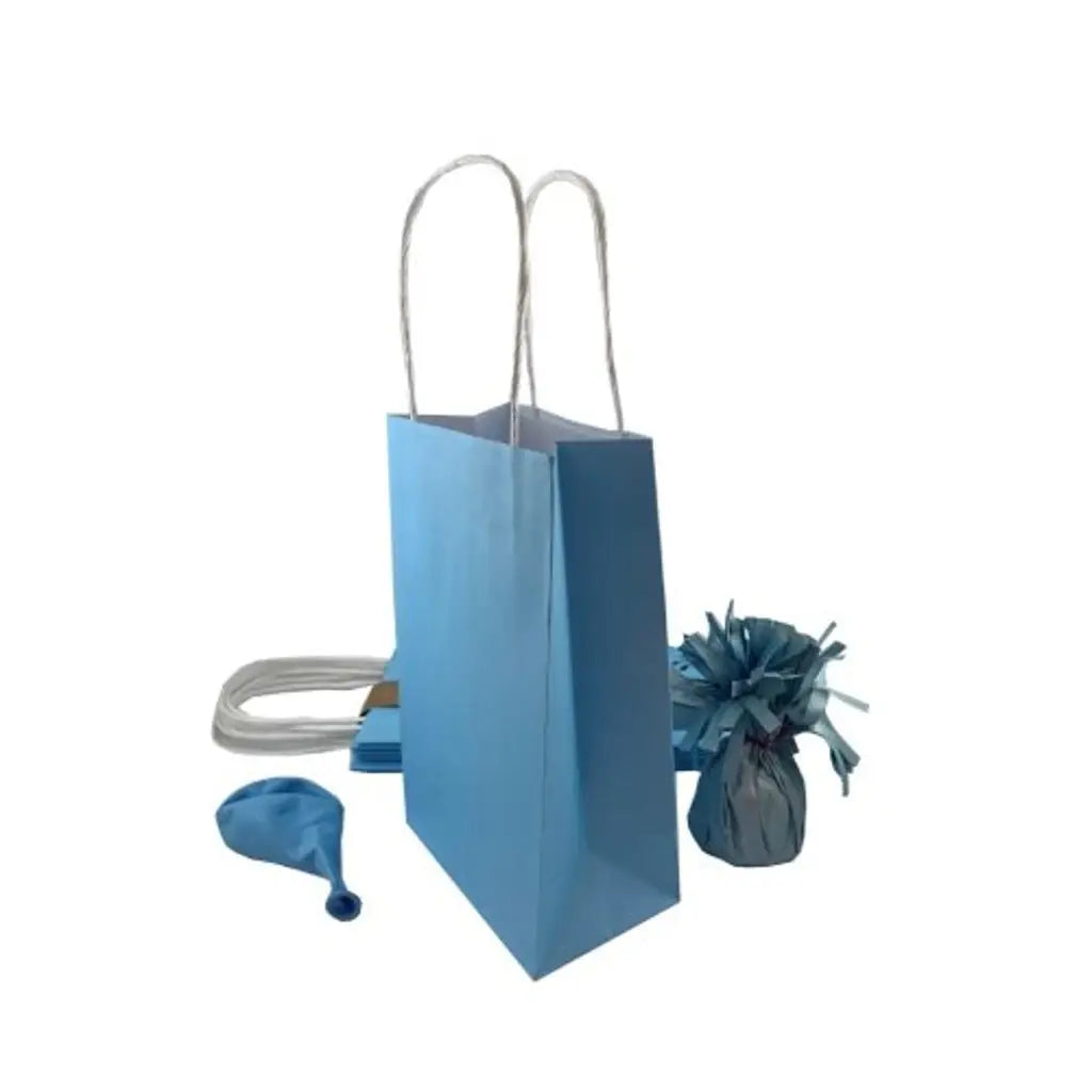 Alpen Eco Occasions Party Bags Pastel Light Blue 215x130x80mm 5Pk 465841