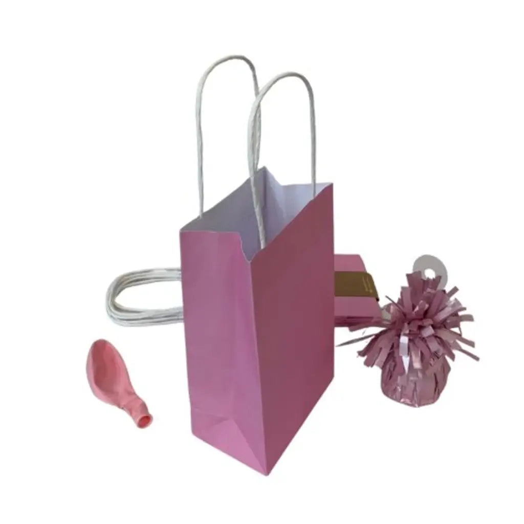 Alpen Eco Occasions Party Bags Pastel Light Pink 215x130x80mm 5Pk 465843