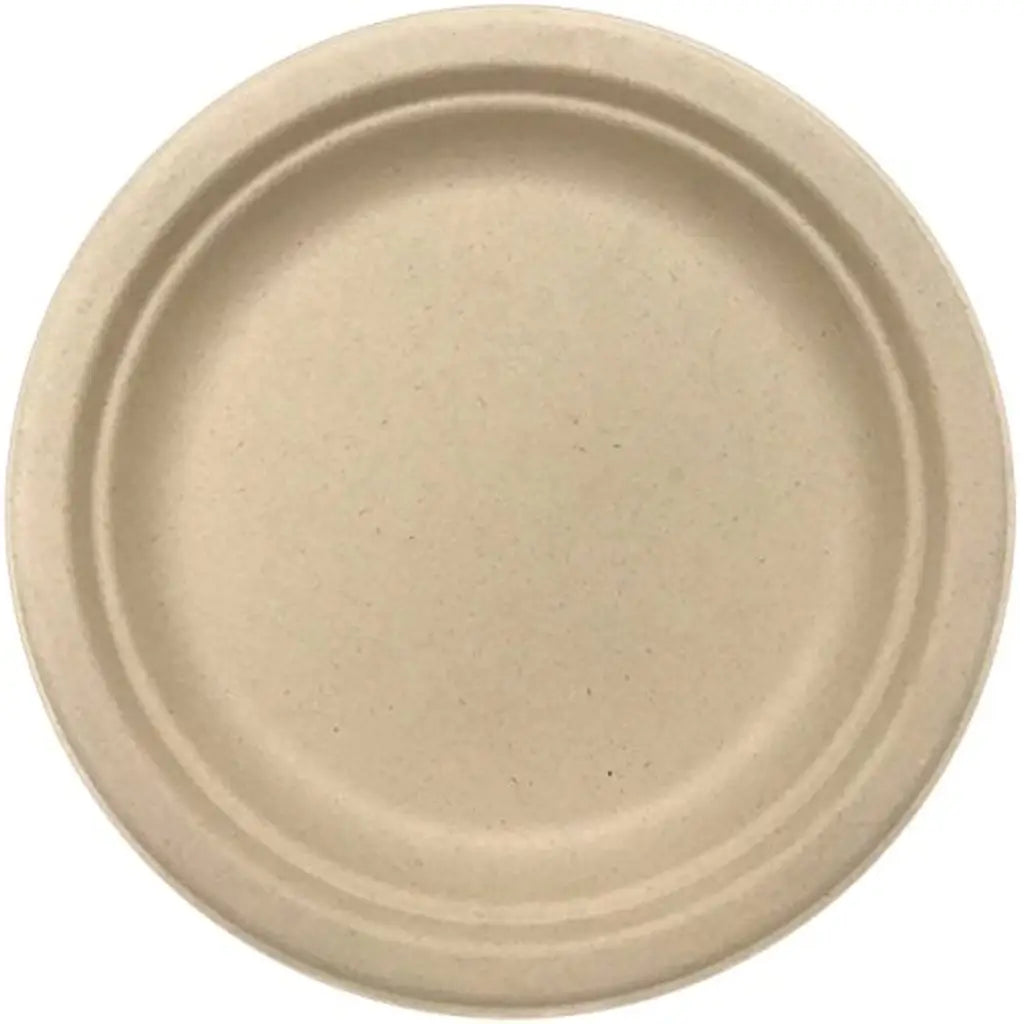 Alpen Eco Occasions Sugarcane Lunch Plates Natural 180mm 10Pk 400103