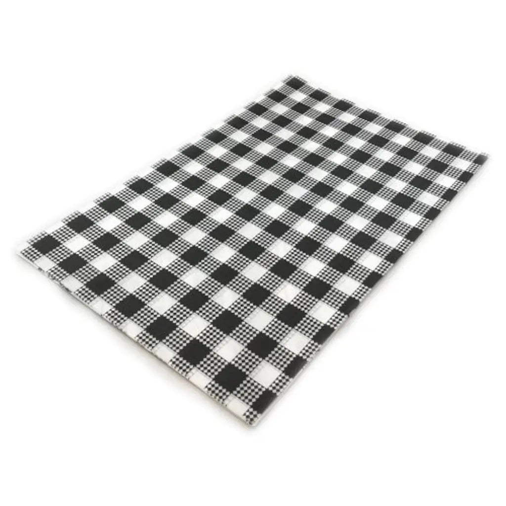 Alpen GreaseProof Paper Black Check 400x330mm 200Roll 103262