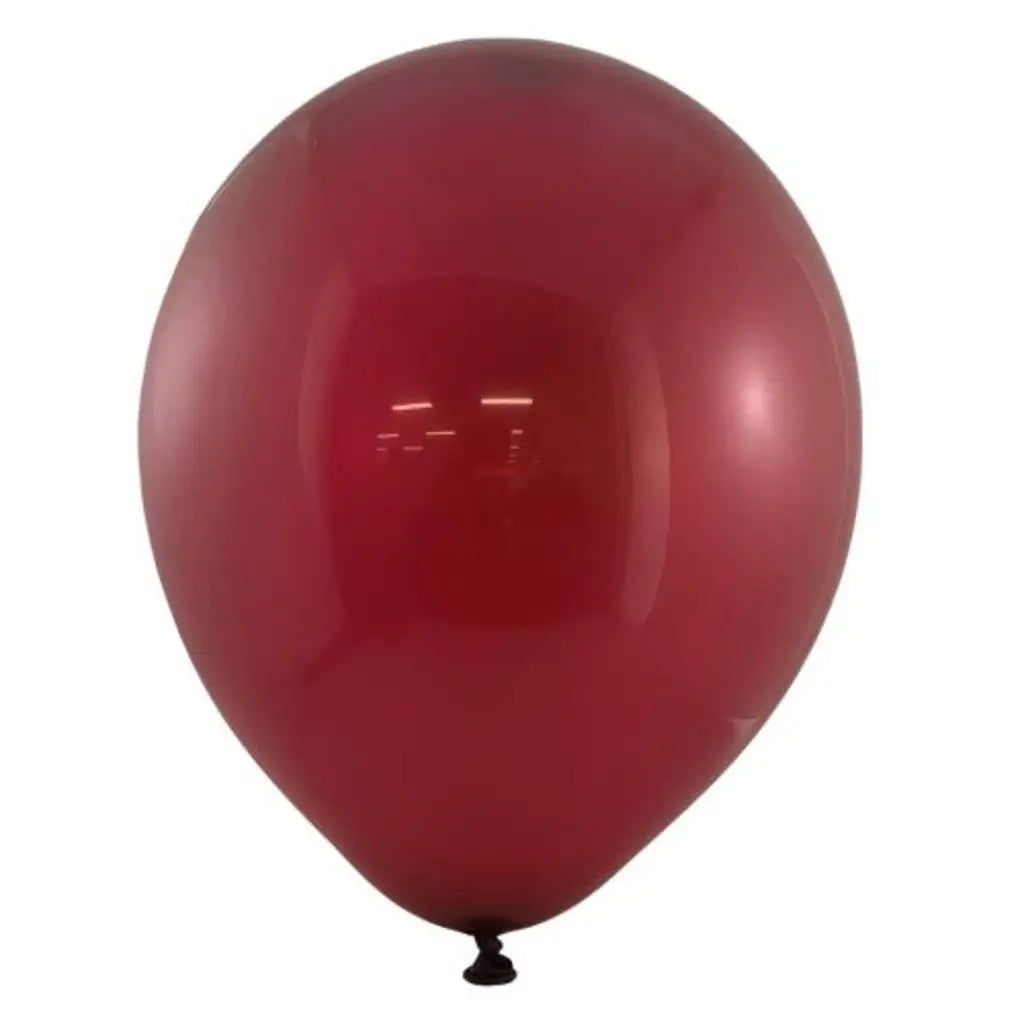 Alpen Occasions Latex Balloon Maroon 25cm 15Pk 203456