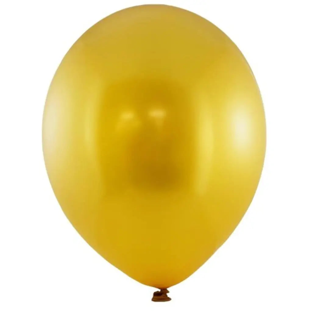 Alpen Occasions Latex Balloon Metallic Gold 30cm 25Pk 203152