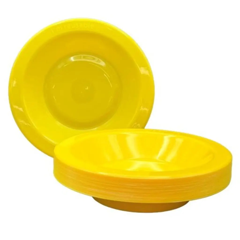 Alpen Occasions Reusable Bowls Yellow 180mm 20Pk 384125