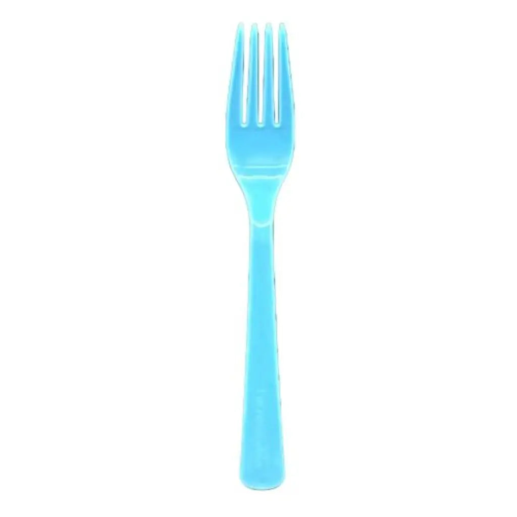 Alpen Occasions Reusable Forks Light Blue 20Pk 386207