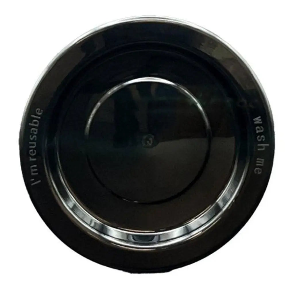 Alpen Occasions Reusable Lunch Plates Black 180mm 20Pk 381158