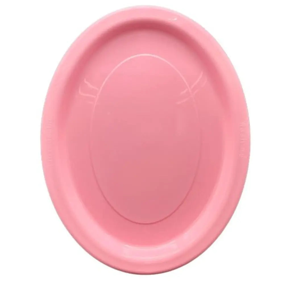 Alpen Occasions Reusable Oval Plates Light Pink 315x245mm 20Pk 383104