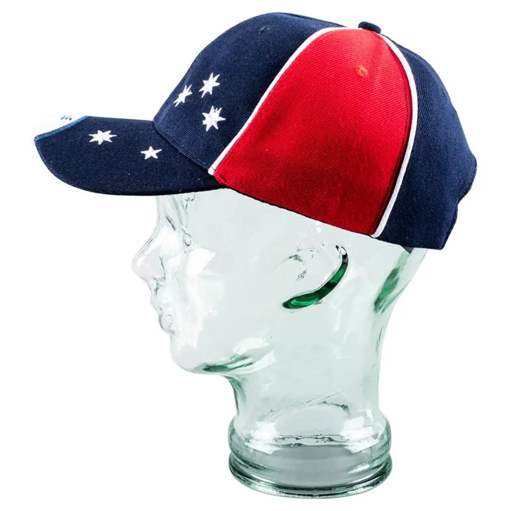 Baseball Cap Adults Adjustable Velcro Size Embroidered Australiana Design 98132