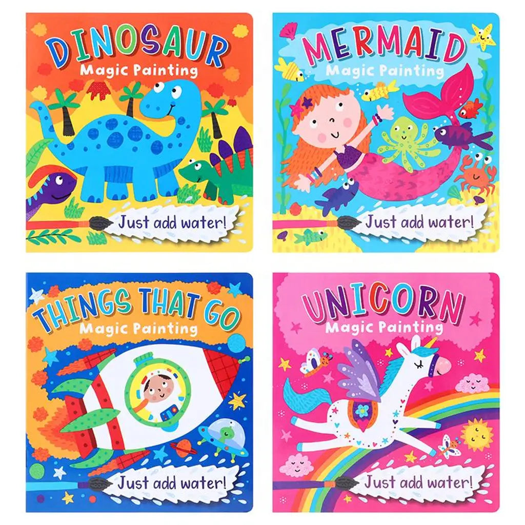 Book Kids Magic Painting Assorted Designs 24Pg 210x200mm 320035