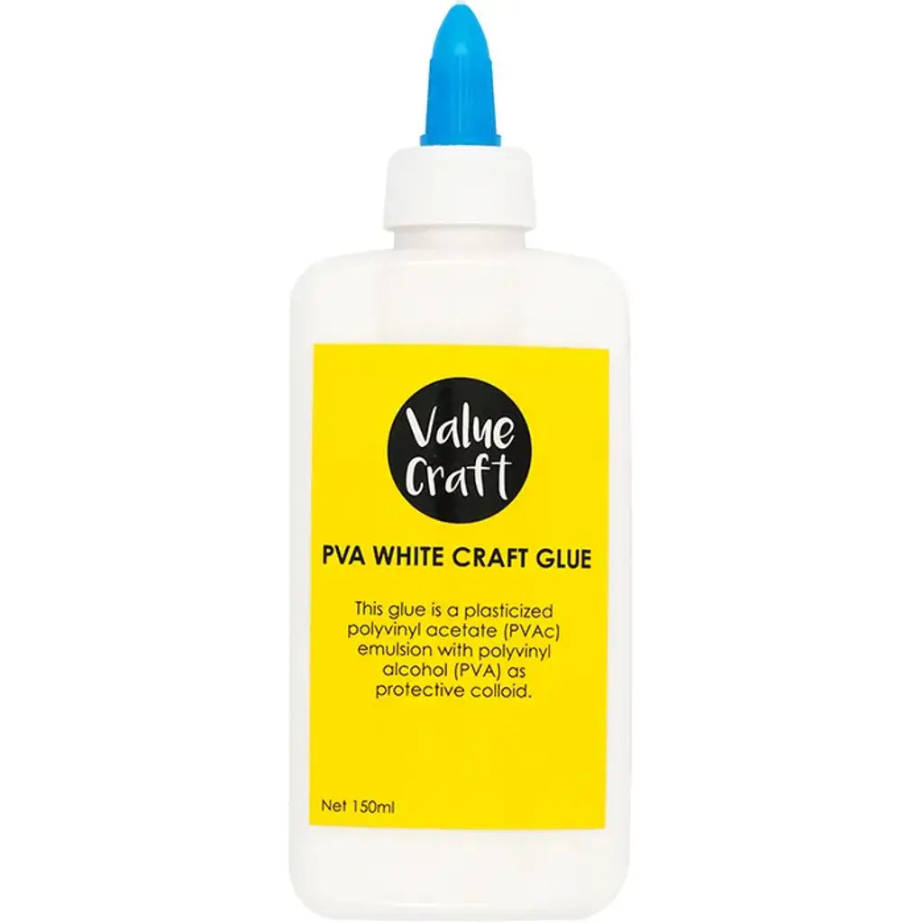 Craft Glue PVA White School 150ml VCTP3
