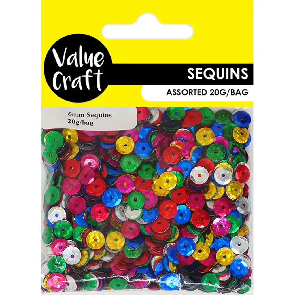 Craft Sequins Multi Coloured AB 20g VJY230