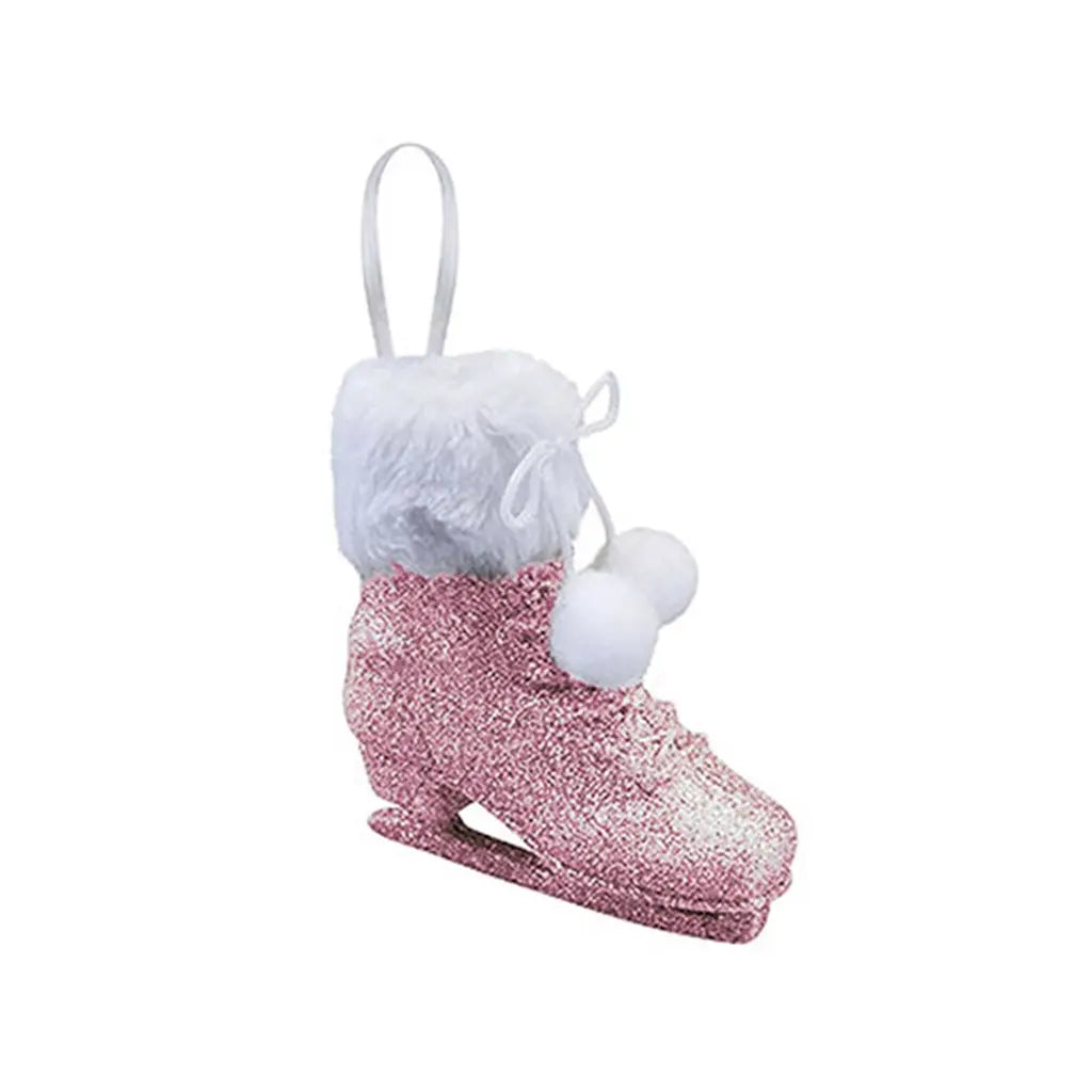 Dats Decoration Xmas Ornaments Ice Skate 1pk Rose Gold 73370