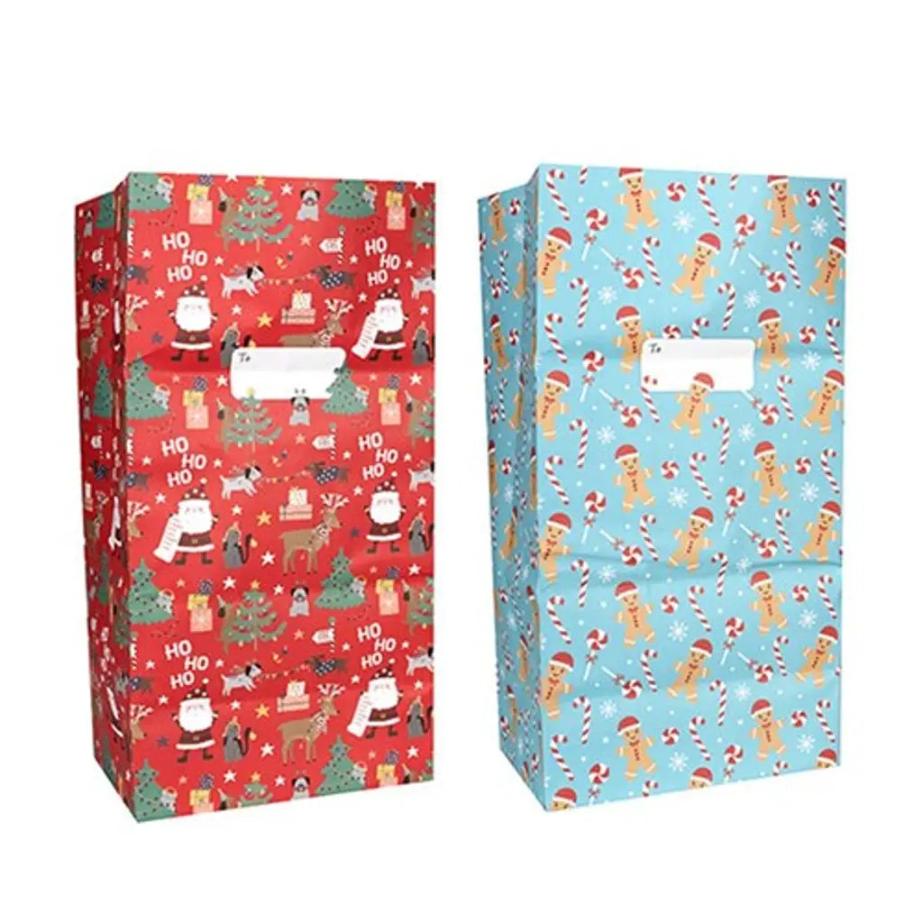 Dats Santa Sack Xmas Paper 36x70x24cm 2 Asst 73294