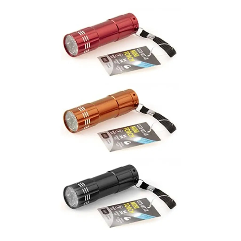 Dats Torch Work Light Led Mini 3 Assorted Colours 71676