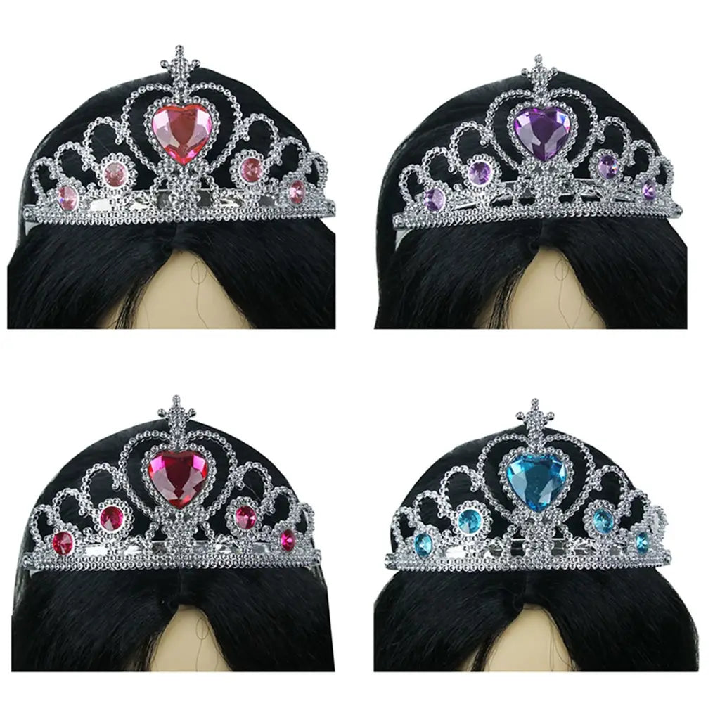 Fantasy Kingdom Assorted Silver Princess Tiara With Diamantes A30684