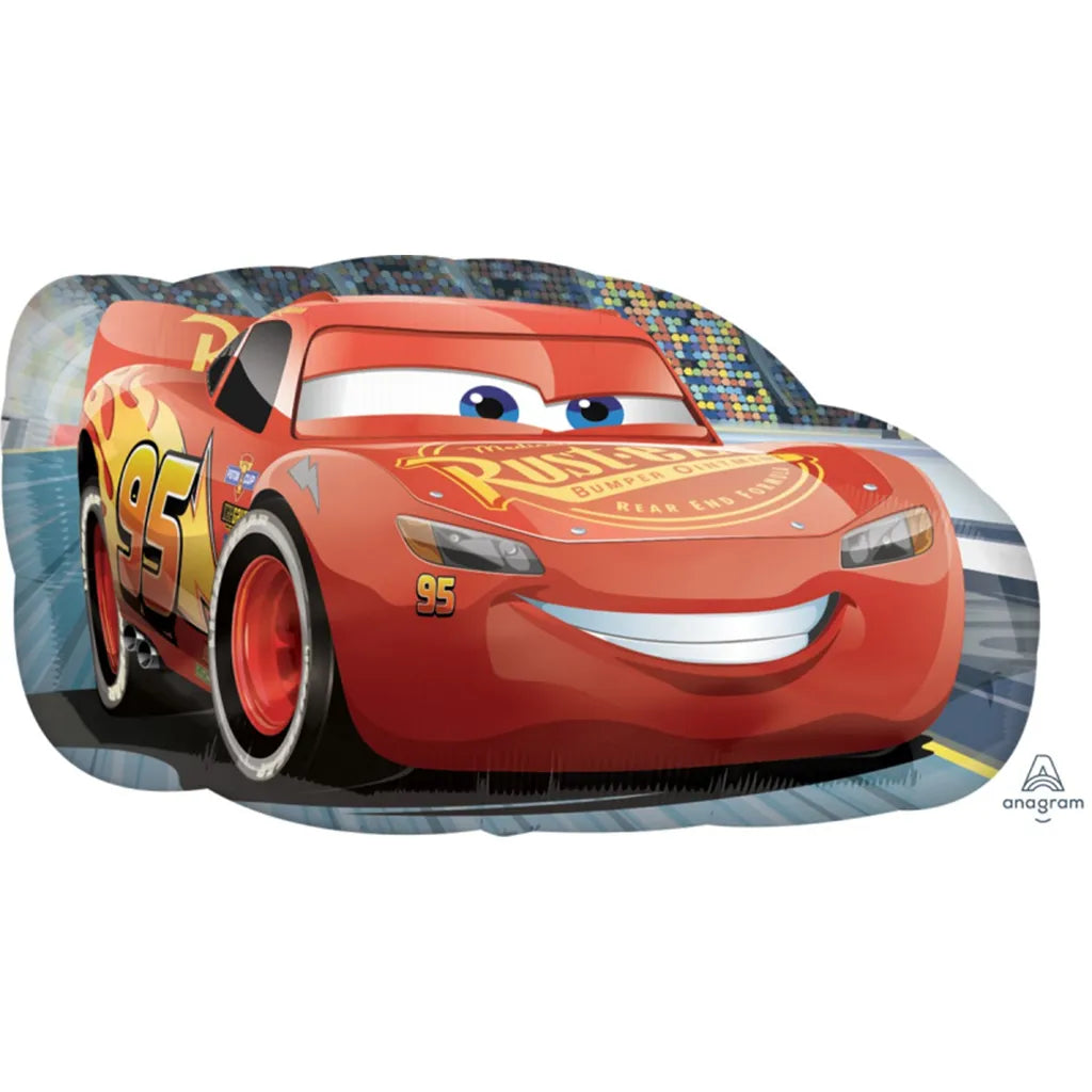 Foil Balloon SuperShape Cars 3 Lightning McQueen 76x43cm 3537001