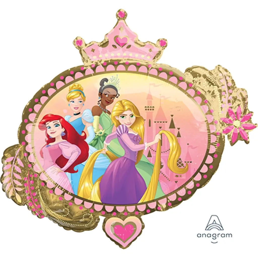 Foil Balloon SuperShape Disney Princesses Once Upon A Time 86x81cm 3980601