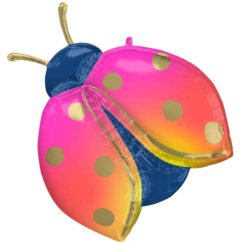Foil Balloon Supershape Colour Ladybug 68x83cm 4418901