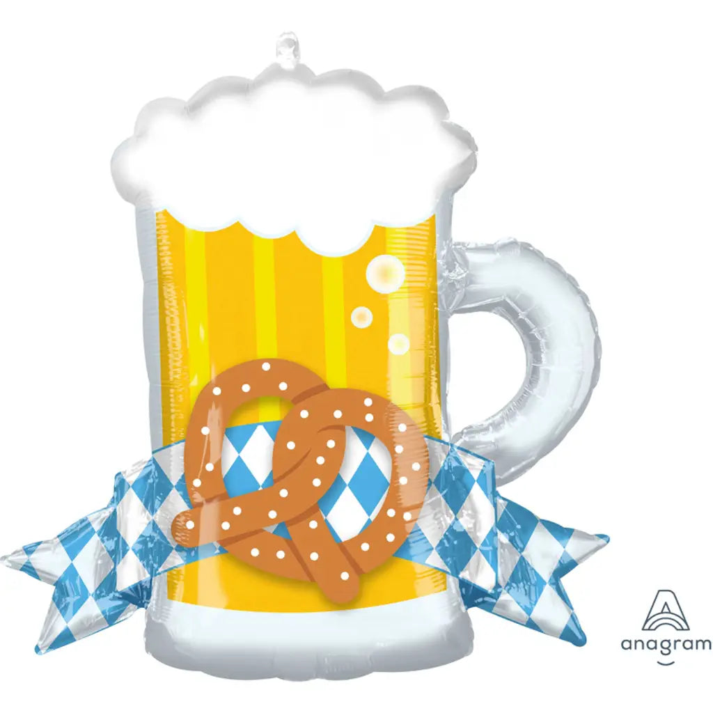 Foil Balloon Supershape Oktoberfest Mug 66x63cm 4198901