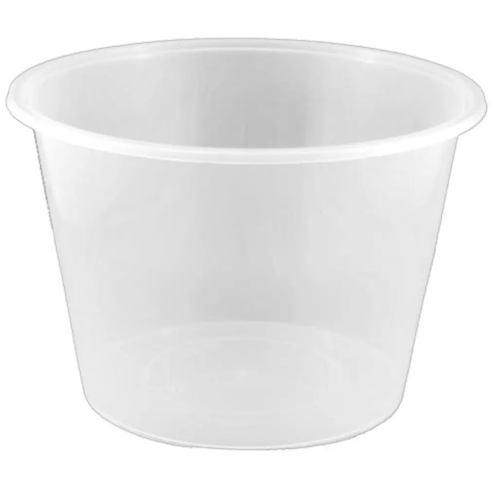 Food Container Plastic Bowl Clear 1750ml 50Pk 364055